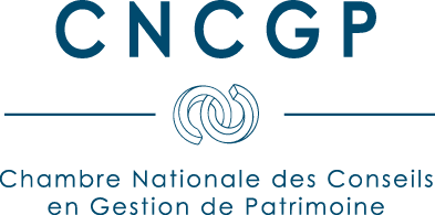 Logo CNCGP – Chambre Nationale des Conseils en Gestion de Patrimoine